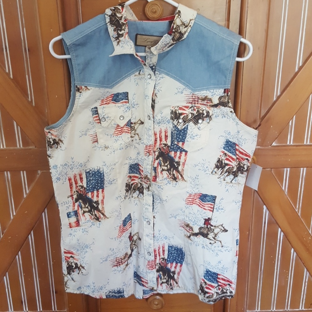 Western shirt rodeo nbha barrel racing